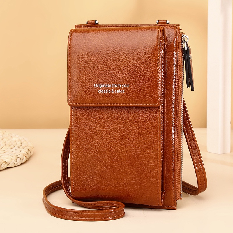 IELGY Túi Đeo Vai Mini Đựng Điện Thoại Nhiều Ngăn Xinh Xắn Cho Nữ