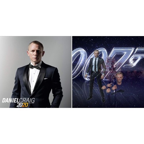 ( Đặt hàng trước ) phụ kiện 1/12 custom điệp viên 007 James Bond Daniel Craig (Vui lòng đọc thông tin để tránhbị hủyđơn）