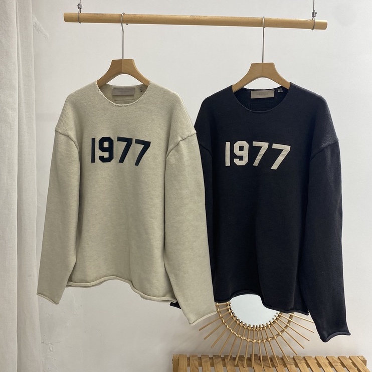 ⚡️[Mirror Quality] - Áo Knit Fear of God Essentials 1977 Raw Edge Sweater, áo sweater len FOG ESSENTIALS