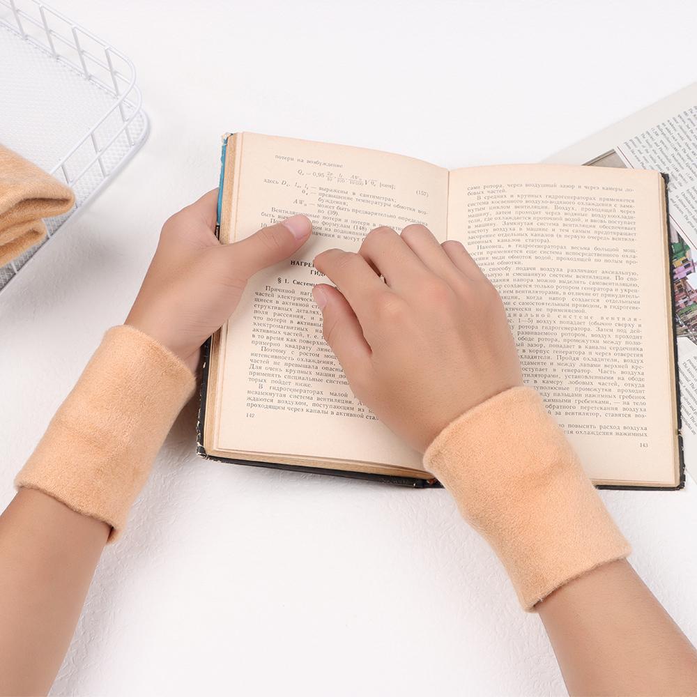 Muvako Băng Đeo Cổ Tay Đan Len cashmere Thoáng Khí Giữ Ấm Mùa Đông Cho unisex