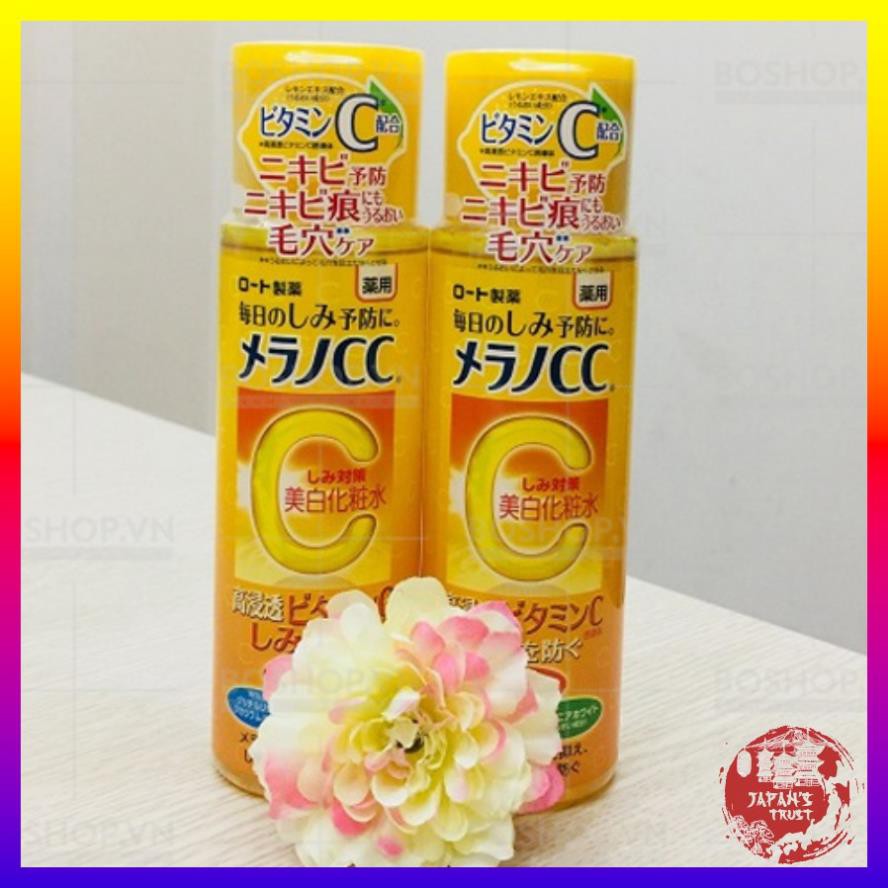 Nước hoa hồng CC Melano Rohto Nhật Bản 170ml - Giá tốt - Hàng chính hãng