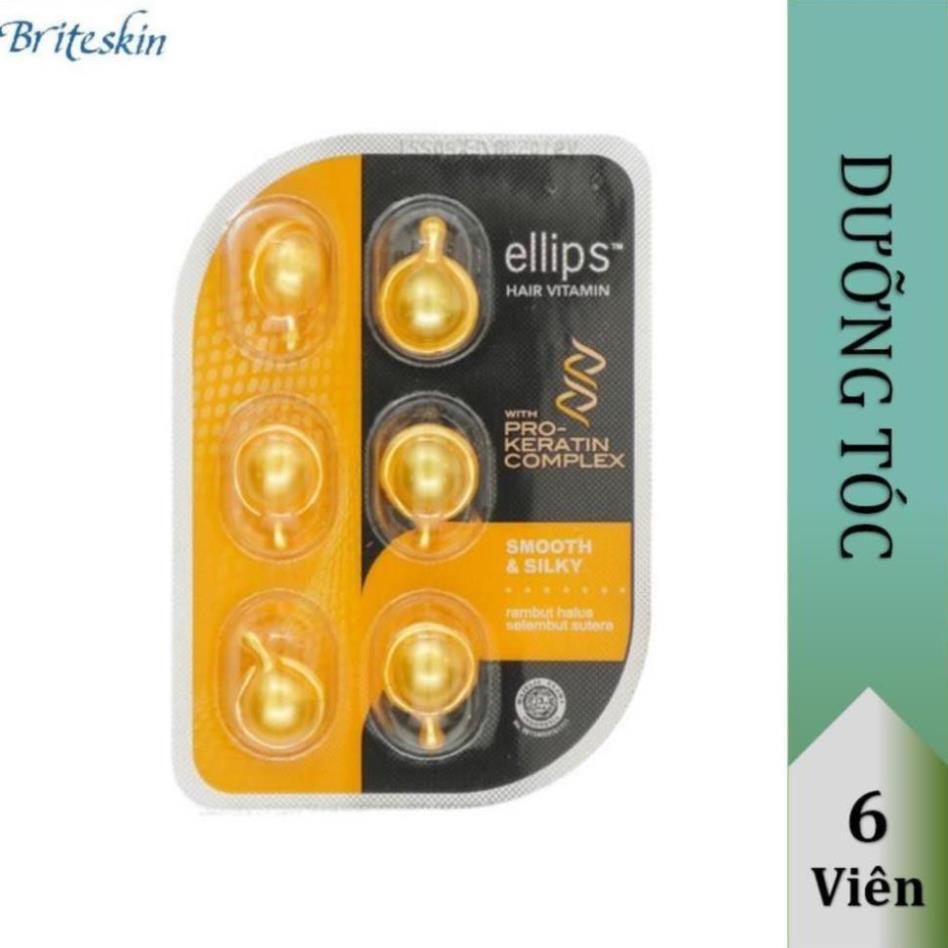 Serum Dầu Cá Ellips Dưỡng Tóc (Vỉ 6 viên)