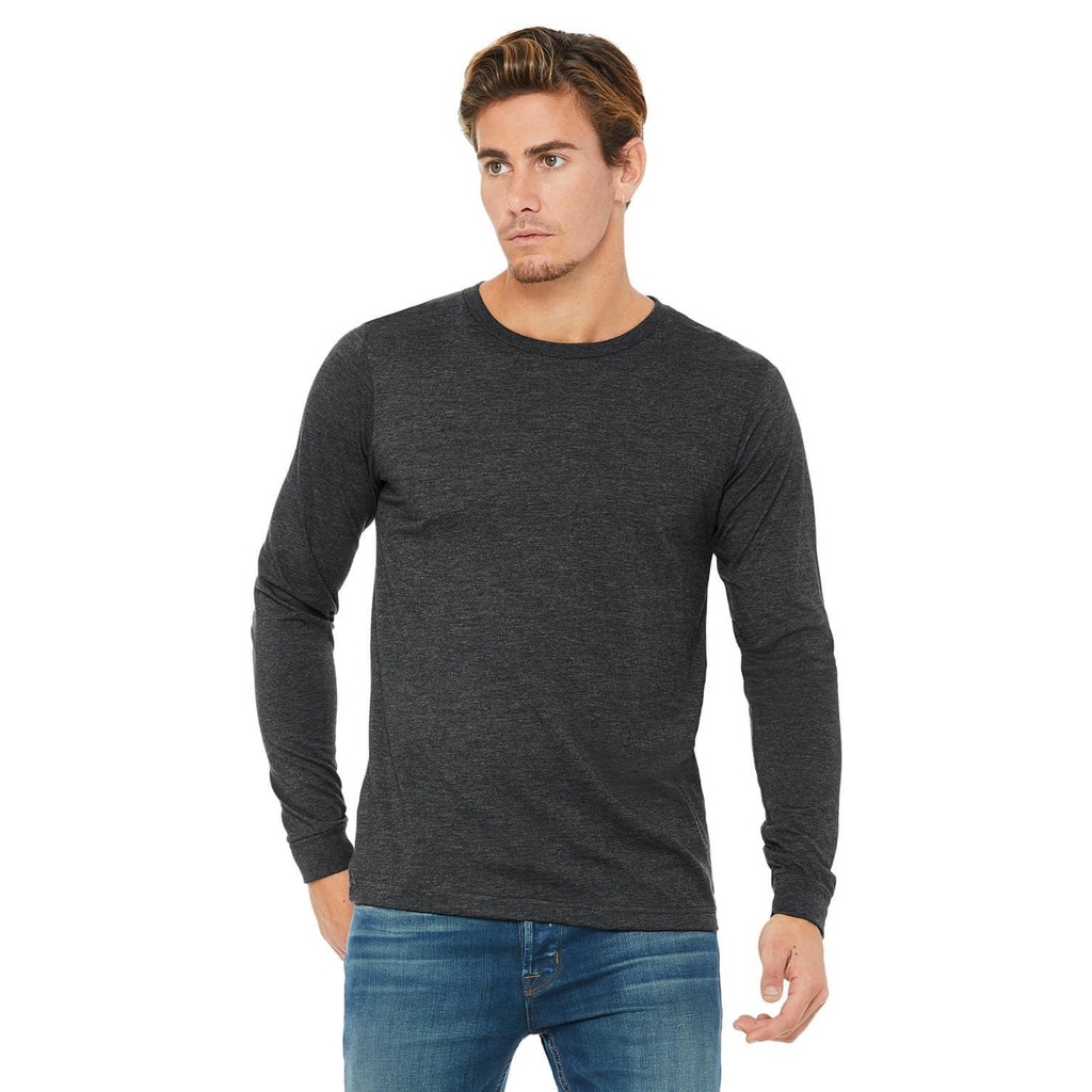 Áo thun dài tay Co giãn 4 Chiều cổ tròn nam,chất thun cotton đẹp dáng ôm nhẹ phù hợp cho nam (ảnh thật
