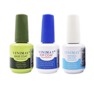 Base Top Bóng cứng móng Vinimay 15ml chính hãng