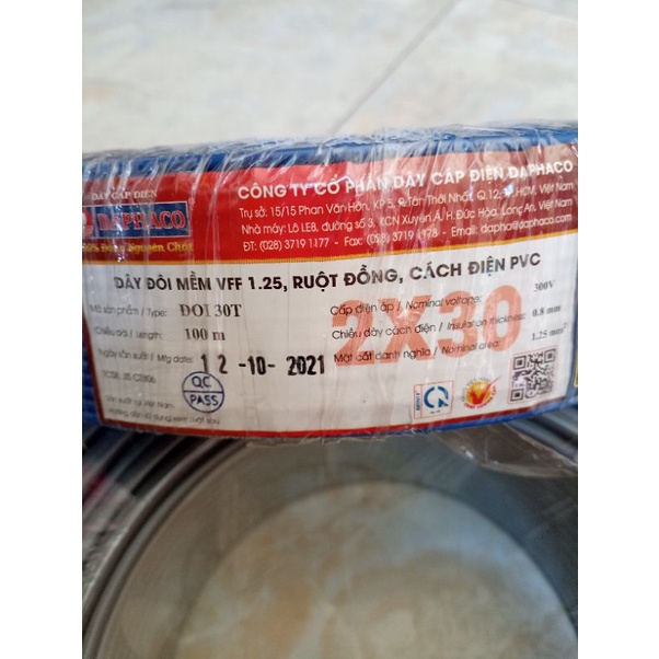 Dây đôi mềm 2*30 DAPHACO