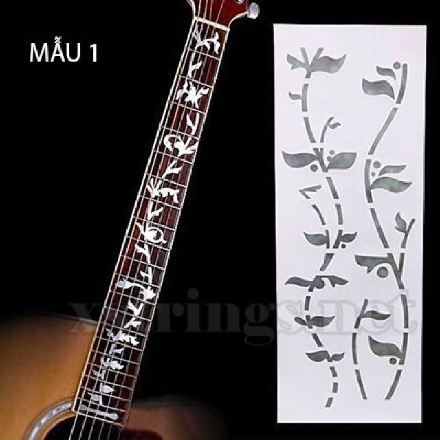 Dán khảm cần đàn guitar giá rẻ