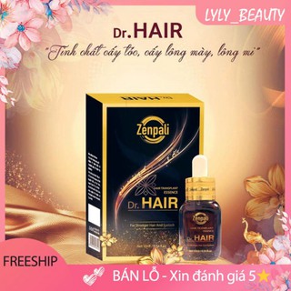 Serum mọc tóc Dr Hair Zenpali 10ml, Tinh chất mọc tóc dài mi rỏ rệt chỉ từ 3 đến 10 ngày, Công nghệ cấy mi nano sinh học