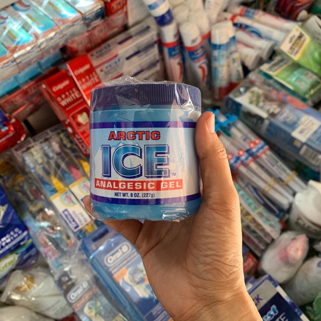 Dầu lạnh Arctic ICE analgesic gel xoa bóp giảm đau 227 g của Mỹ date 2022