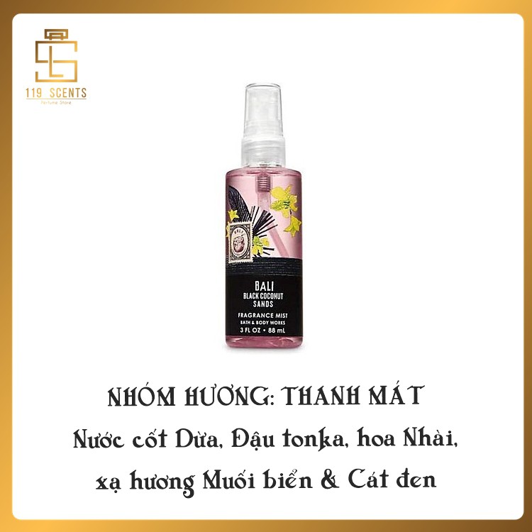 [ĐỦ MÙI - MINI] XỊT THƠM TOÀN THÂN BATH & BODY WORKS (88ML) | BigBuy360 - bigbuy360.vn
