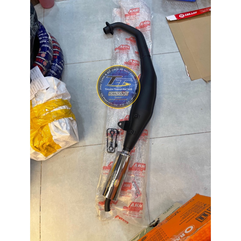 Pô tăng sport kiểu zin AHM chính hãng / Satria /Xipo / RGV