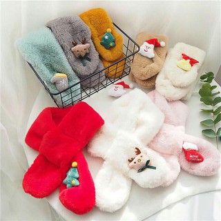 Khăn Lông Quàng Cổ Giữ Ấm Cho Bé Siêu Xinh Họa Tiết Nhiều Mẫu Hoạt Hình CHo Bé Xuất Hàn