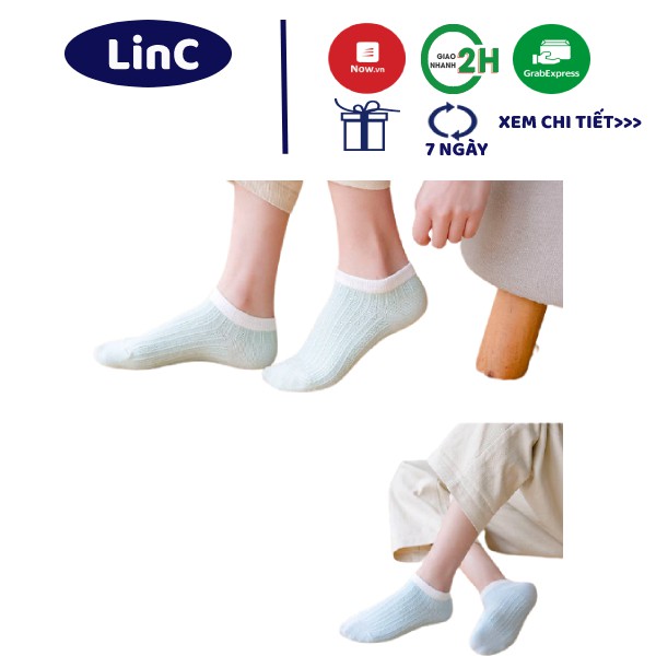 Tất, tất nữ, tất cổ cao,vớ ngắn vân len phong cách Hàn Quốc - Tất nam nữ chất cotton