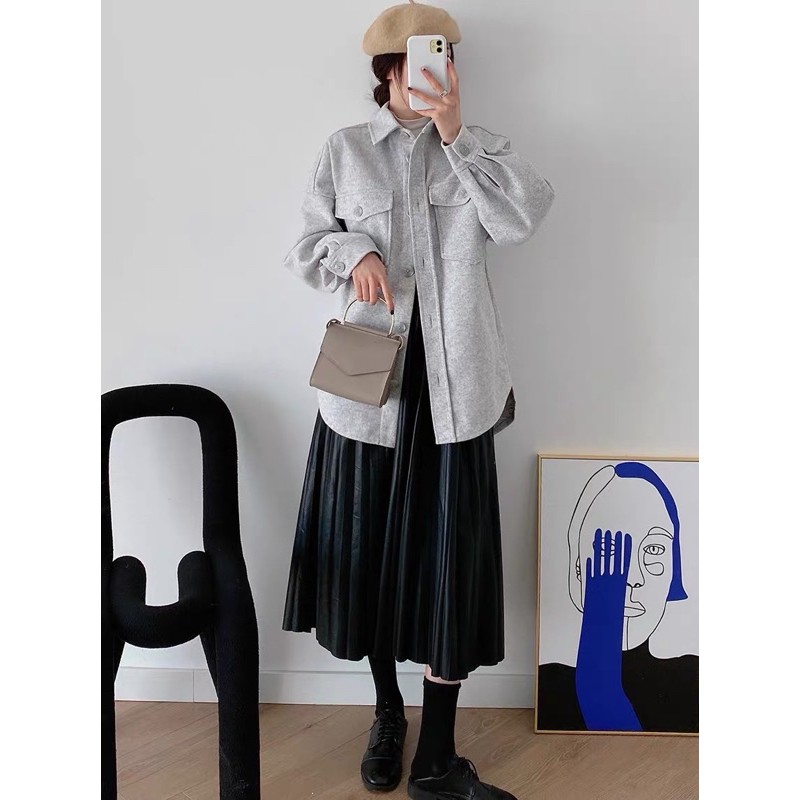 (Sẵn) Áo khoác dạ Straavaarius dư sịn, kèm ảnh thật