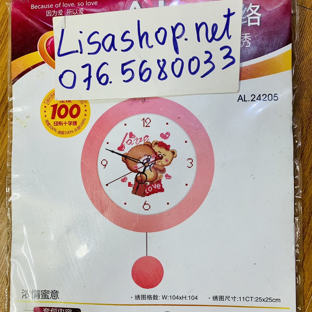 Tranh thêu chữ thập các loại