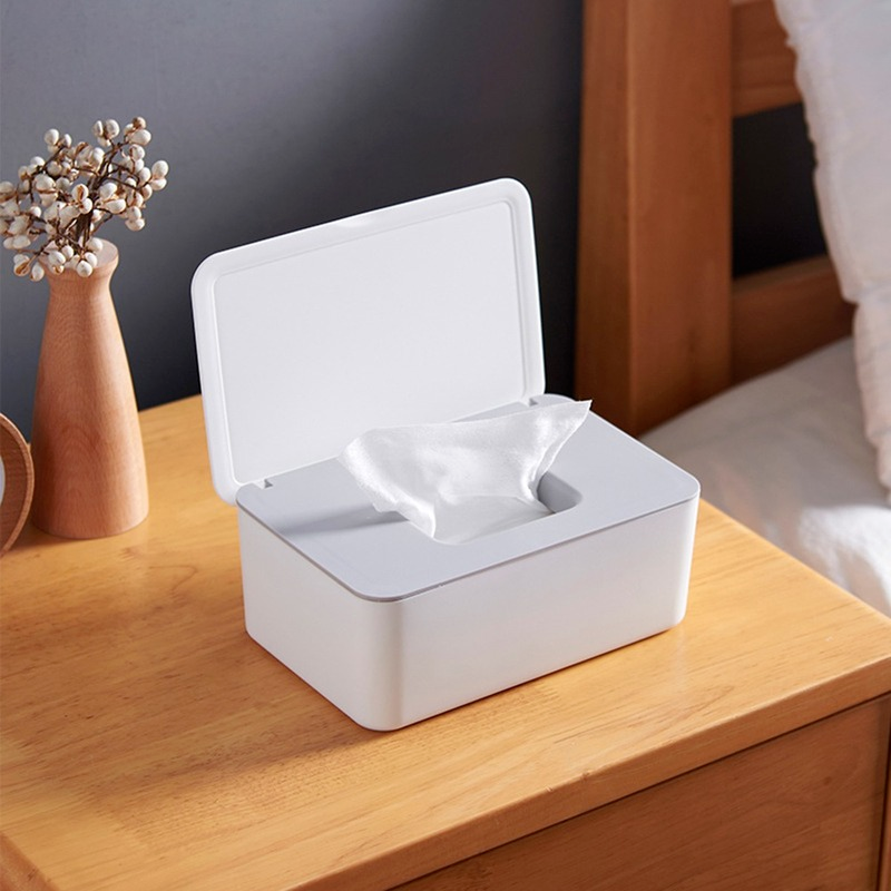 Hộp đựng khăn giấy chống bụi có nắp đậy tiện dụng tùy chọn màu sắc