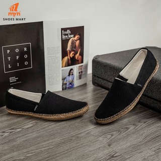 Giày Lười Nam Nanu SLI_08 Đế cói Basic