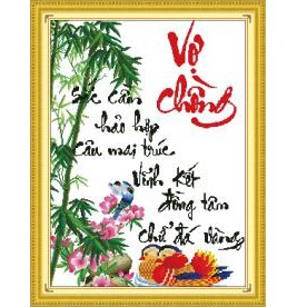 TRANH THÊU VỢ CHỒNG 222896 (66X87)
