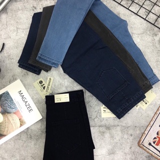 Quần jean skiny topshop size L (xám-đen-xanh sáng)
