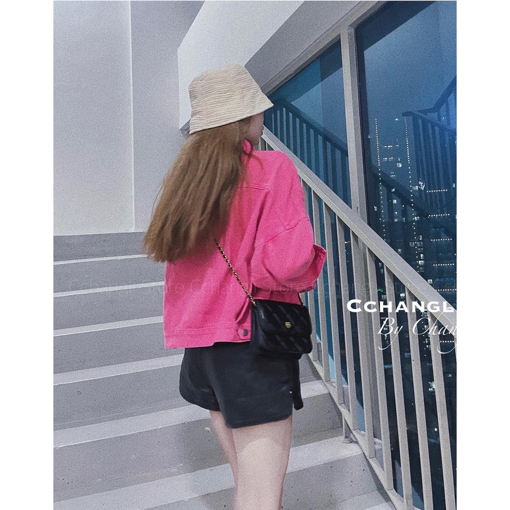 ÁO KHOÁC BÒ HỒNG TRƠN DÀI TAY CHO NỮ