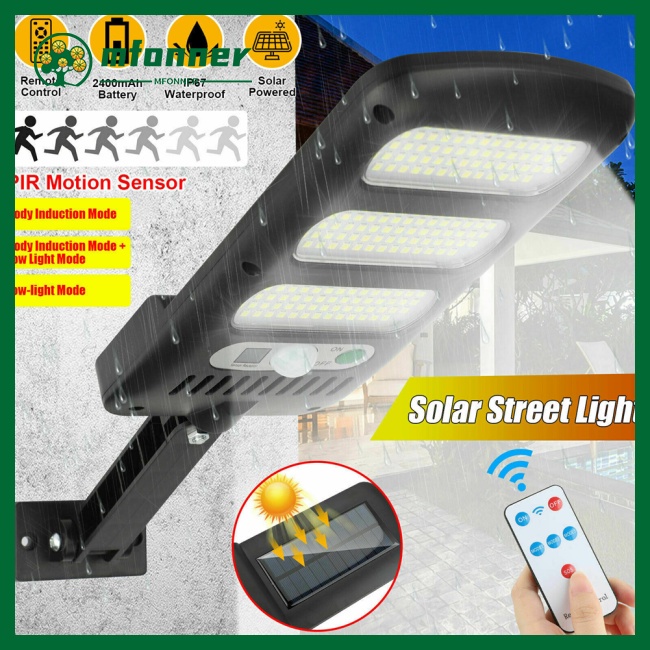 Đèn Led Treo Tường Mfonner 213 Smd Ip67 Cảm Biến Chuyển Động Chống Thời Tiết + Điều Khiển Từ Xa Tiện Dụng