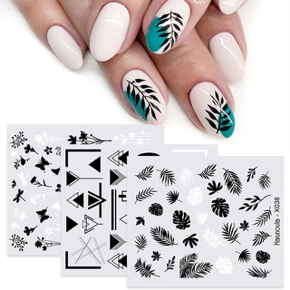 Decal Born Pretty họa tiết hoa bướm dán móng nghệ thuật