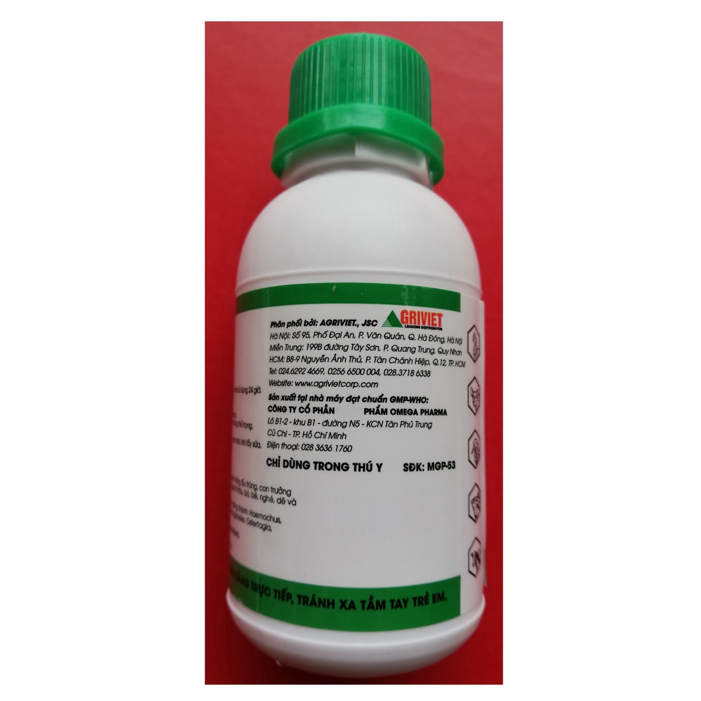 1 lọ FUGACA 100ml Chuyên dùng cho vật nuôi, gia súc, gia cầm, trâu bò, ngựa lợn, dê, cừu, chó, mèo, chim cảnh; Bát ăn