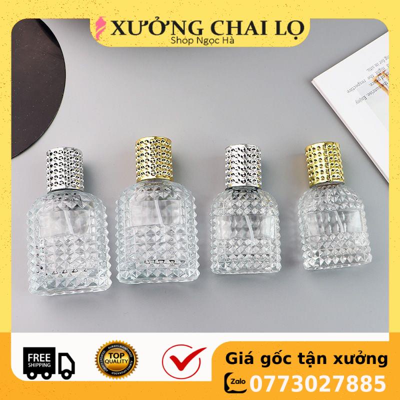 Chai lọ đựng nước hoa gai 30ml,50ml valentino đựng dầu thơm , phụ kiện du lịch