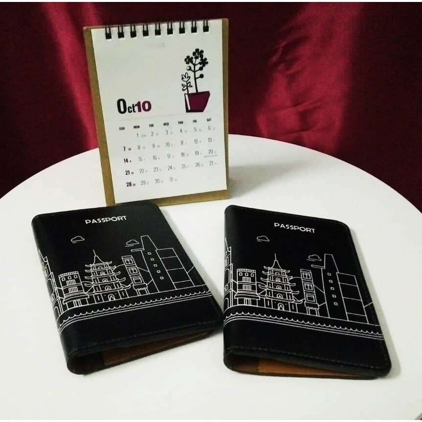 Bao da passport/hộ chiếu cao cấp in hình Landscape Việt Nam [Có thể In tên theo yêu cầu]