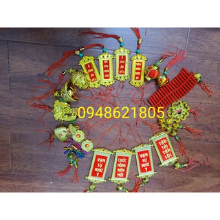[sỉ-lẻ] Bộ 20 khánh,liễn trang trí treo cây đào, cây mai ngày tết (Loại Đẹp)