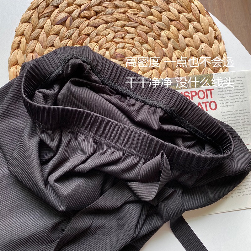 Bộ đồ ngủ nữ Quảng Châu thun tăm quần dài dáng suông siêu mát free size MS090