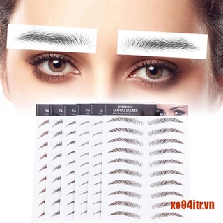 Miếng Dán Hình Xăm Lông Mày Lâu Trôi Thương Hiệu XOITR