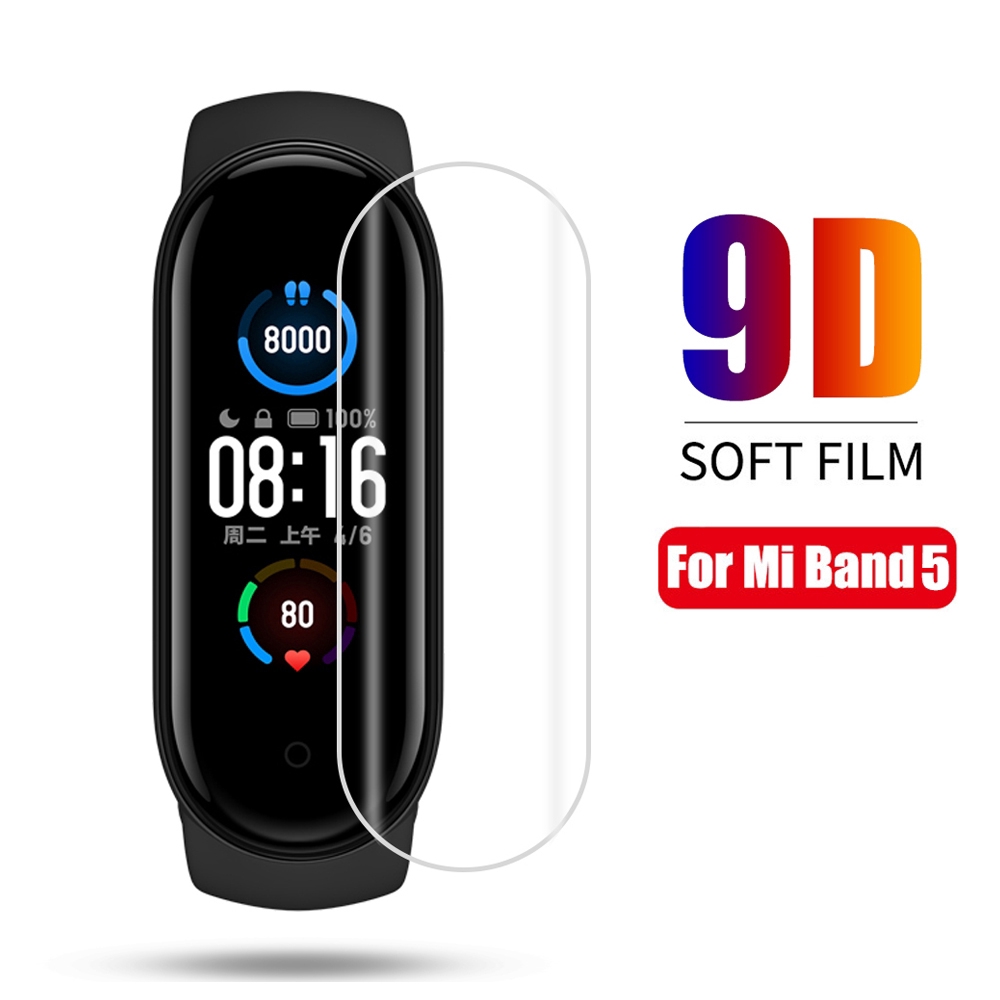 Set 2 / 3 / 5 Miếng Dán Bảo Vệ Màn Hình Cho Xiaomi Mi Band 5