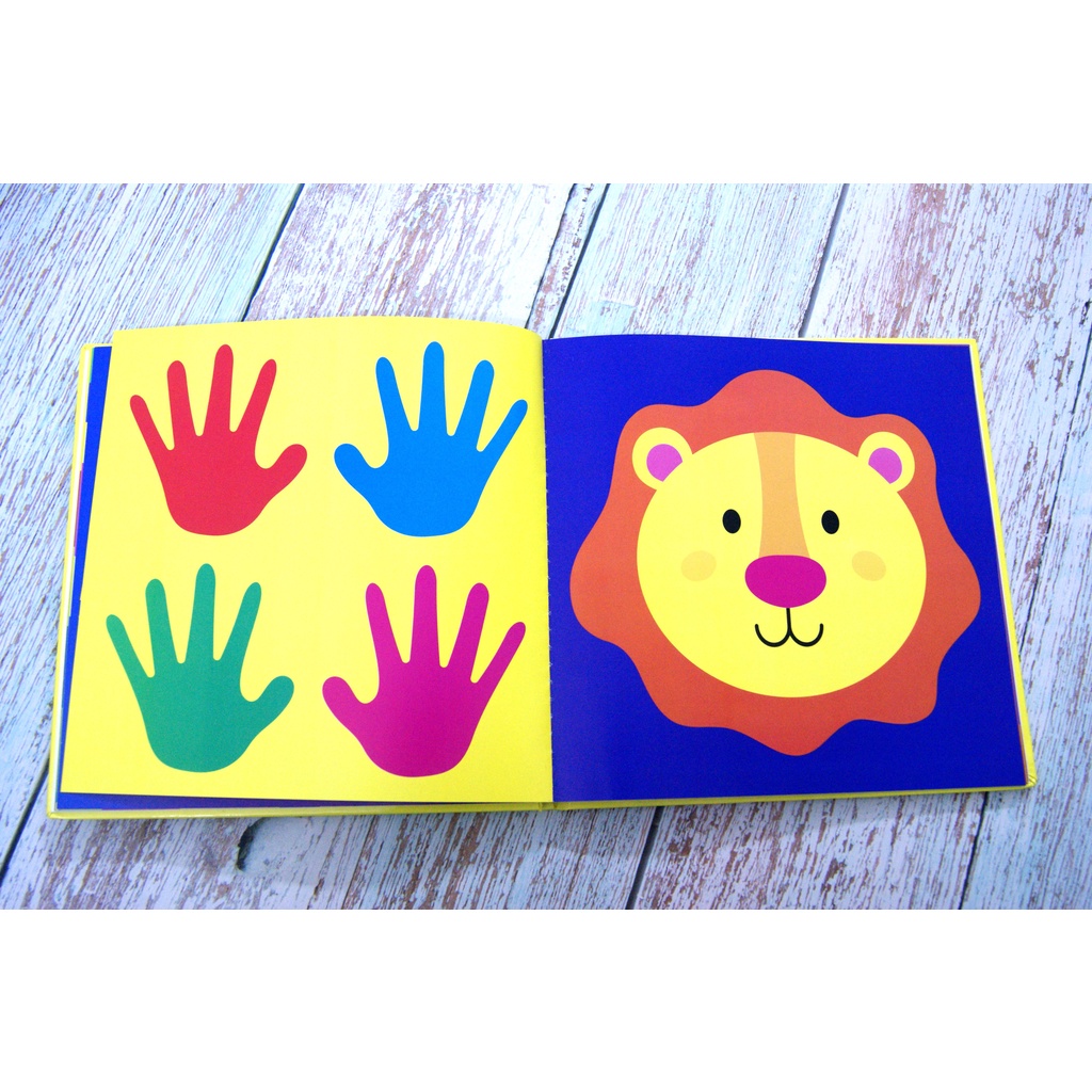 Sách - Vizibook, Kích thích thị giác màu sắc cho bé - Sách bìa cứng