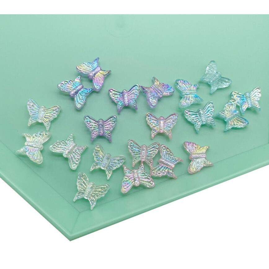 Bộ 30 Hạt Xỏ Lỗ Nhiều Màu Sắc Bằng acrylic 1.5mm y1415