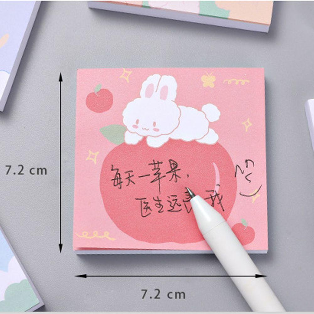 Set 80 Tờ Giấy Ghi Chú Đánh Dấu Trang Sách Hình Thỏ Xinh Xắn