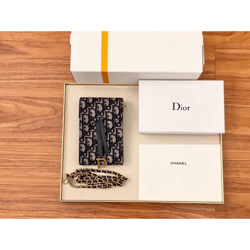 Túi đeo chéo đựng điện thoại Dior CD da thật cao cấp