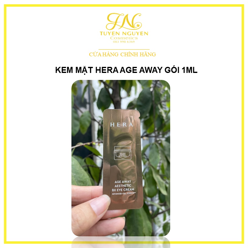 Kem mắt Hera  Age Away Aesthetic Advanced Cell Science gói 1ml