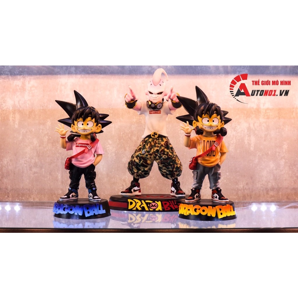 MÔ HÌNH NHÂN VẬT DRAGONBALL  GOGETA 27CM - MA BƯ SUPREME 25CM - GOTEN SUPREME