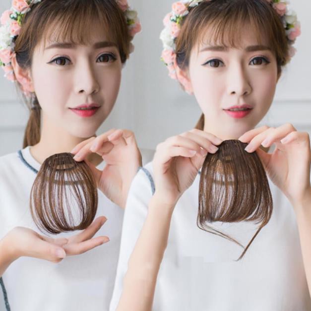 Tóc Mái Giả Thưa Phong Cách Hàn Quốc