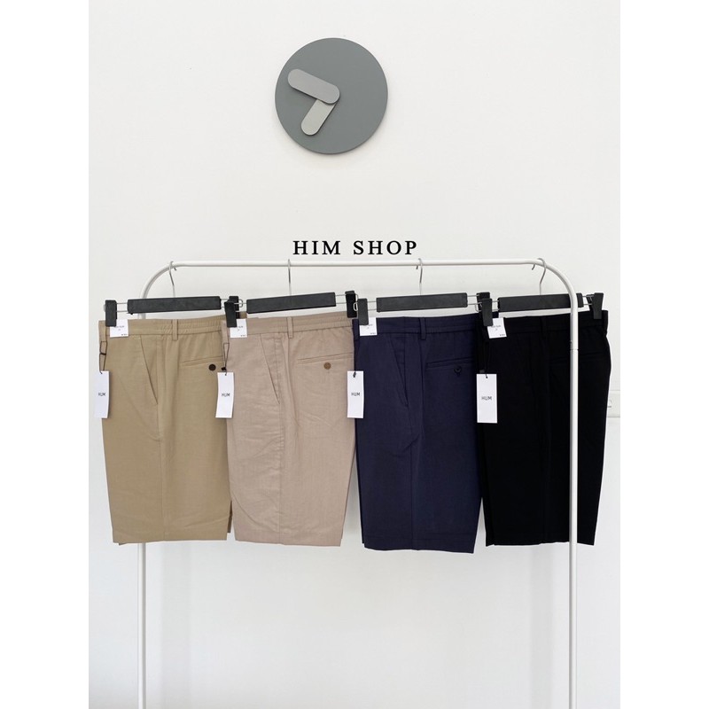 Quần short HUM linen cotton xuất Hàn