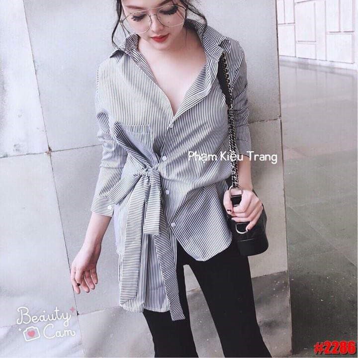 💕Set áo somi quần loe cực xinh dành cho nữ