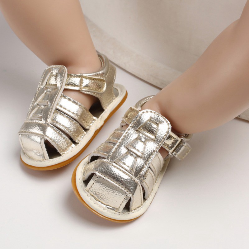 Sandal Da Pu Chống Trượt Cho Bé Trai