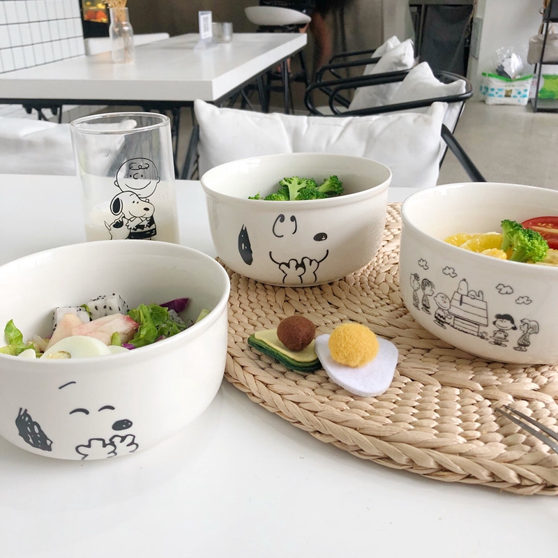 &lt;24h Lô hàng&gt;W&amp;G Bát nhỏ in hình hoạt hình thiết kế xinh xắn phong cách Nhật Bản