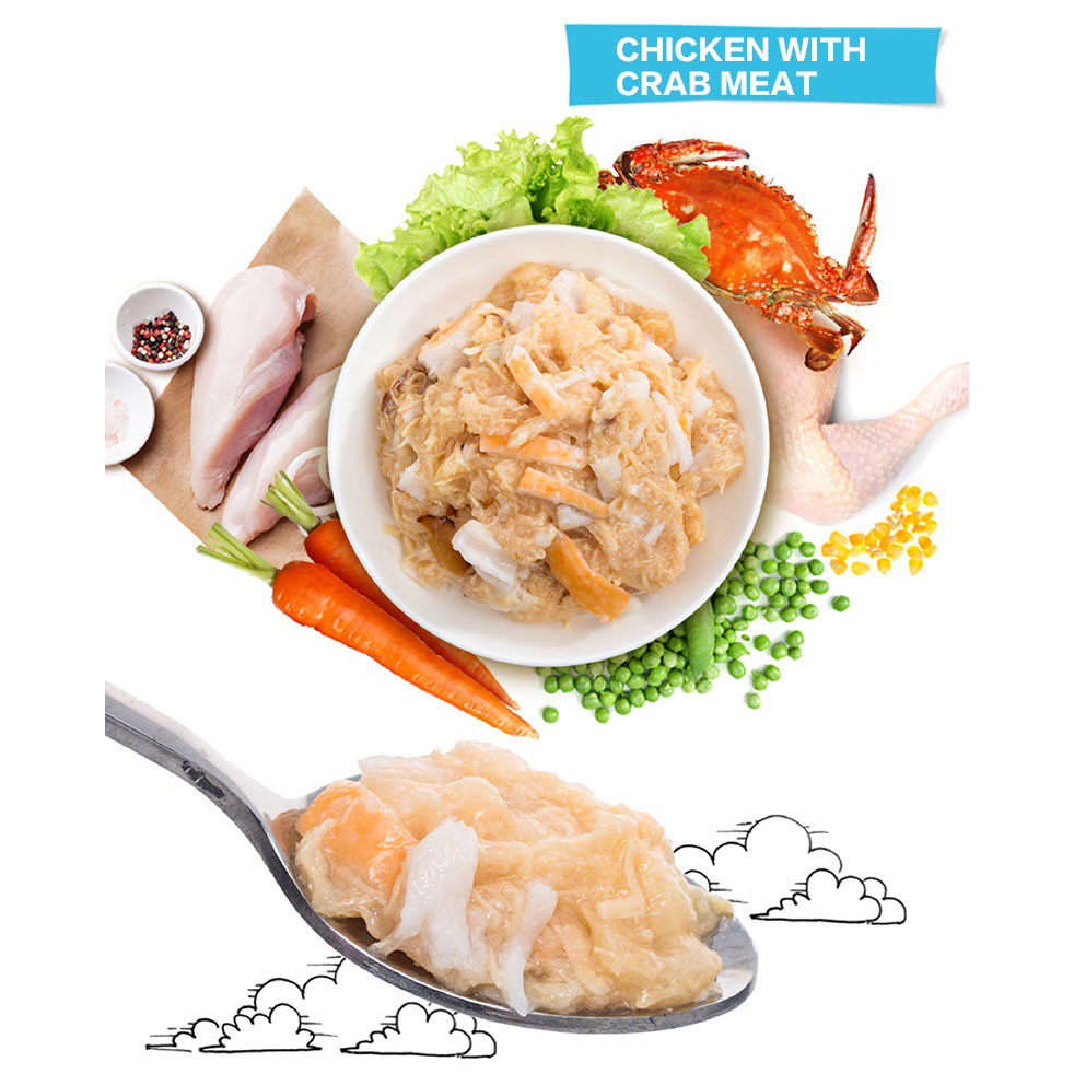 Pate Wanpy Cho Mèo Gói 80g (Nhiều vị) - Thơm Ngon Bổ Dưỡng
