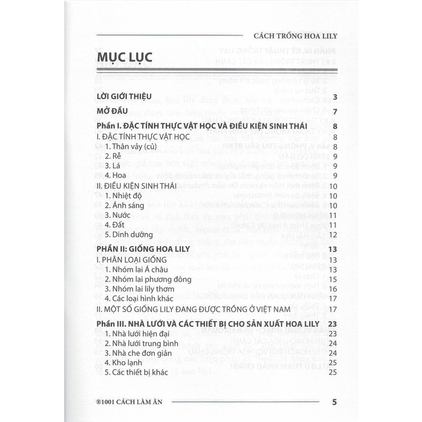 Sách - Cách Trồng Hoa Lily