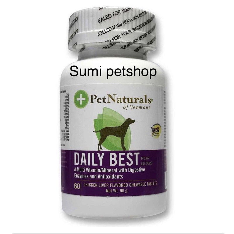 Hộp (60v ) DAILY BEST USA vitamin cho chó mèo nhập khẩu tại Mỹ