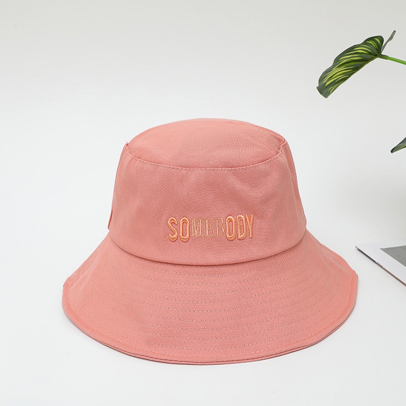 Nón Bucket Thêu Chữ Phong Cách Mới Cho Nữ