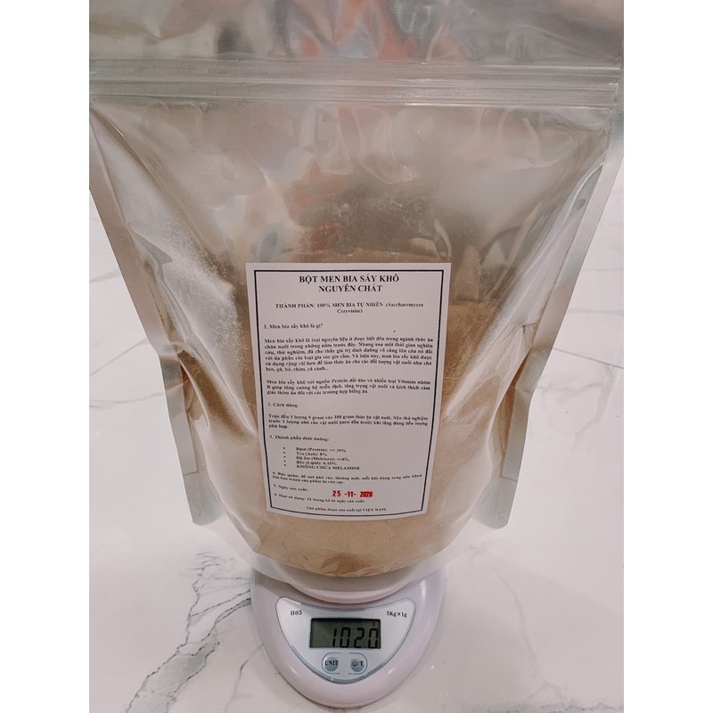 Men bia sấy khô - Dried Beer Yeast - Túi 1kg