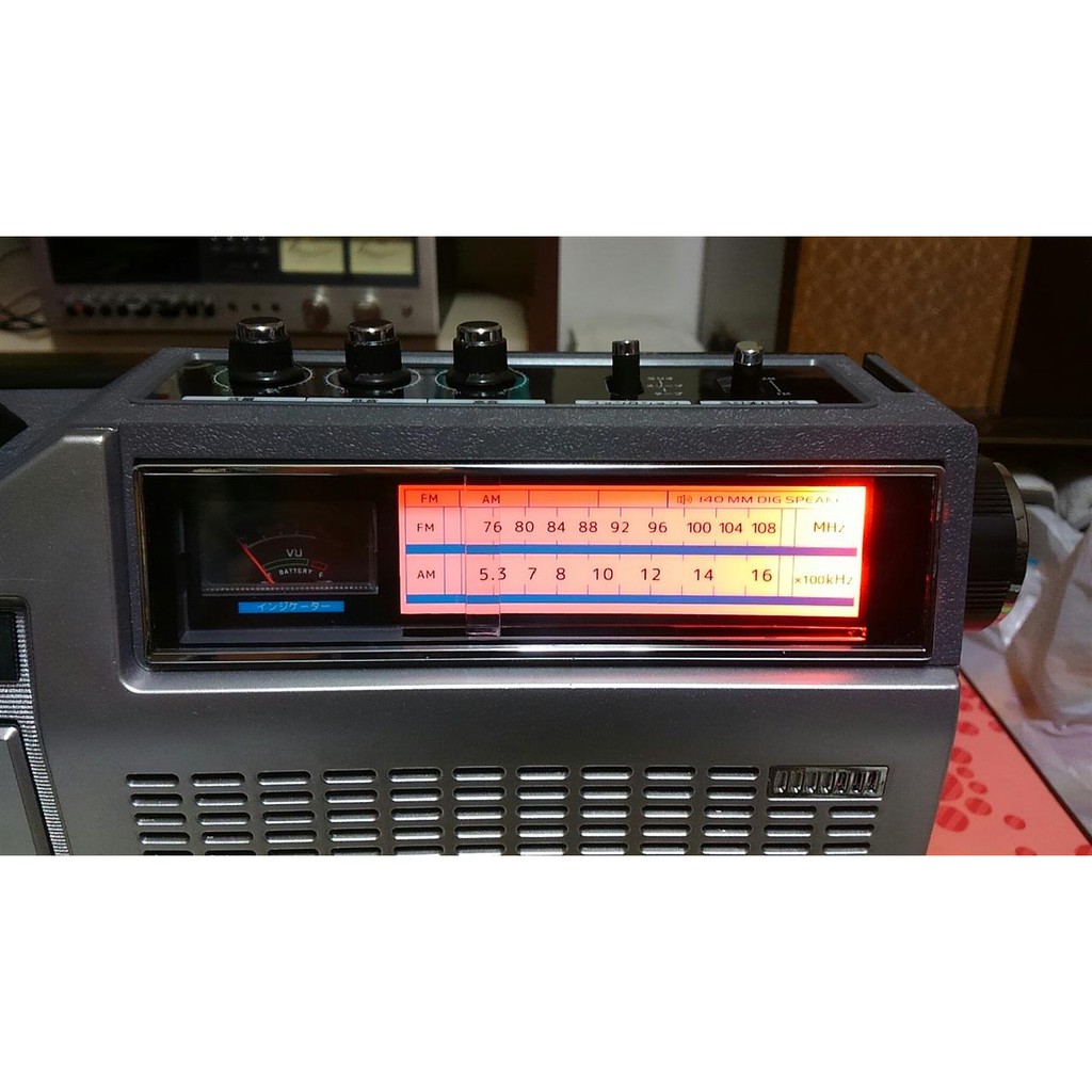 Đài Radio Cassette SANSUI S SCR-3 Màu Bạc Sang Trọng Hiện Đại