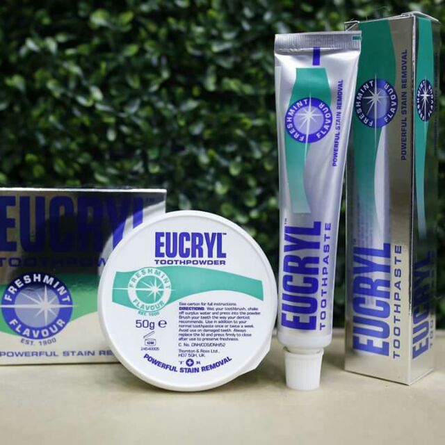 KEM VÀ BỘT TRẮNG RĂNG EUCRYL